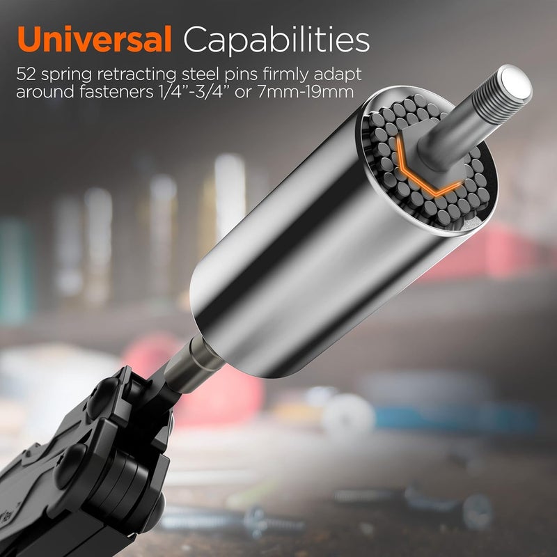 GALVANOX Universal Socket Adapter Compatible with Leatherman Flat Bit System - Skeletool, Surge, MUT, Wave Plus and Signal Multitool Kit Set (Multi-Tool Accessories) - Image 2